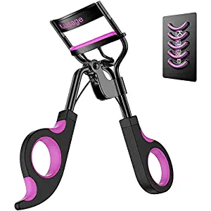 Kaasage Eyelash Curler with 5 Extra Silicone Pads