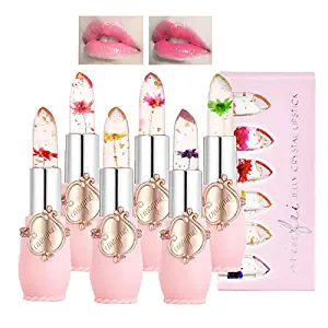 Petansy 6 Pack Color Change Jelly Lipstick Set