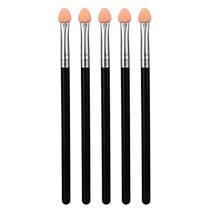 Lurrose 5pcs Dual Color Eyeshadow Sponge Brushes