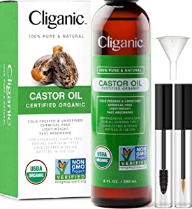 Cliganic Organic USDA Castor Oil