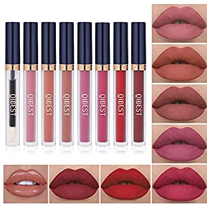 7 Matte Lipsticks + 1 Lip Plumper Set