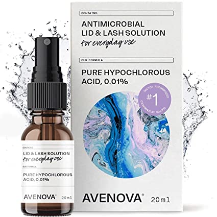 Avenova Eyelid & Eyelash Cleanser Spray for Dry Eyes