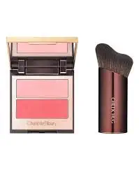 Charlotte Tilbury Limited Edition Pretty Glowing Kit with Brush for Radiant Skin - New Condition