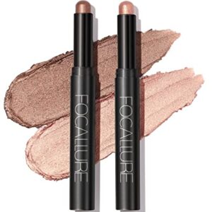 FOCALLURE 2-Pack Cream Eyeshadow Sticks