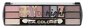 L.A. COLORS 12 Color Eyeshadow Palette for Versatile Day Night Looks 0.42 oz