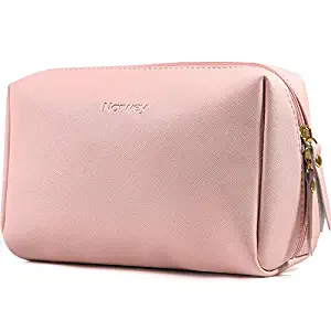Large Vegan Leather Travel Makeup Bag for Women & Girls
