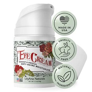 LilyAna Naturals Eye Cream ? USA Made, 2-Month Supply