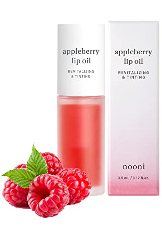 NOONI Appleberry Lip Oil 10ml Moisturizing Treatment for Dry Lips Korean Skincare