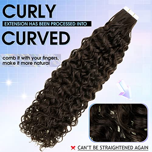 100% Curly Human Hair Extensions - Image 3