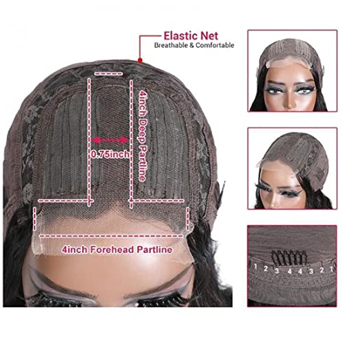 100% Hand-Tied Human Hair Wig Natural Look Comfortable Fit Medium - Image 4