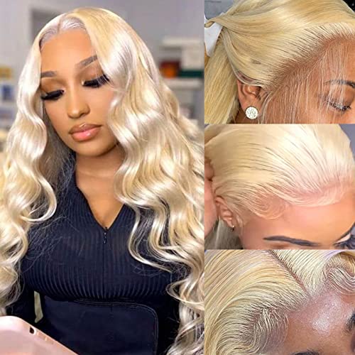 100% Human Hair Blonde Wig for Natural Look