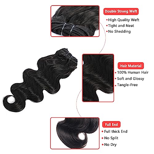100% Human Hair Clip-In Extensions - Image 3