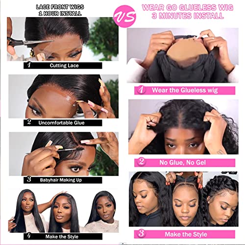 100% Human Hair Glueless Lace Wig for Natural Look - Image 5