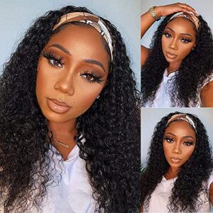 100% Human Hair Headband Wig ? Natural Look
