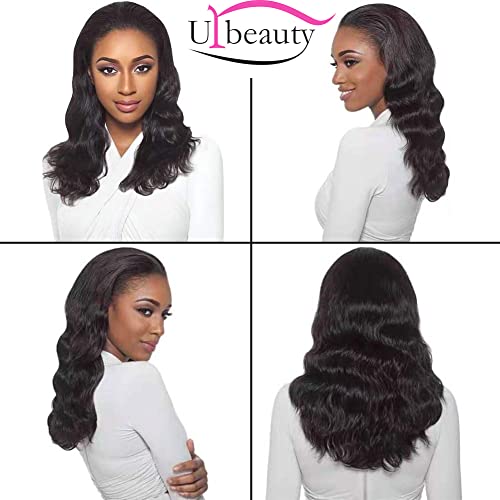 22 Inch 100% Human Hair U-Part Wig for Natural Seamless Look - Image 2