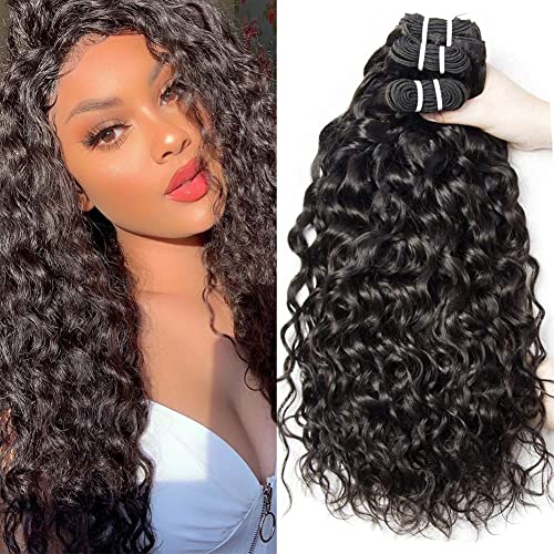 100% Human Hair Wet & Wavy Weave 14 Inch for Natural Style