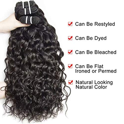 100% Human Hair Wet & Wavy Weave 14 Inch for Natural Style - Image 2