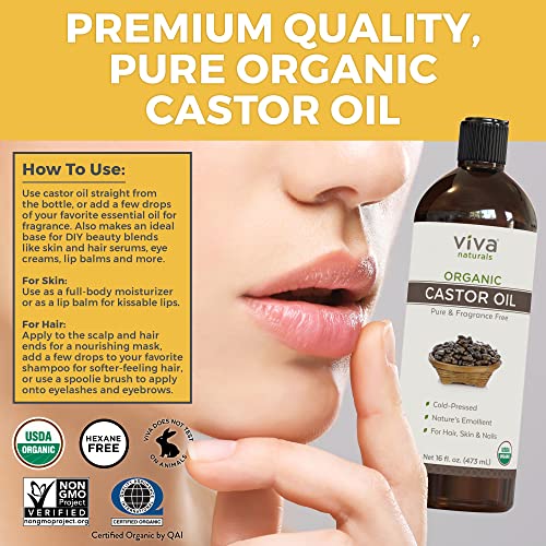 8 oz 100% Pure Castor Oil Hair Mask for Deep Nourishment and Hydration - Image 6
