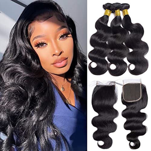 100% Real Human Hair Closures