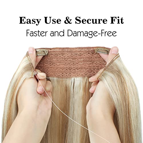 100% Remy Human Hair Halo Extensions - Image 4
