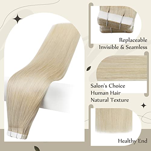 100% Remy Human Hair Tape-In Extensions - Image 2