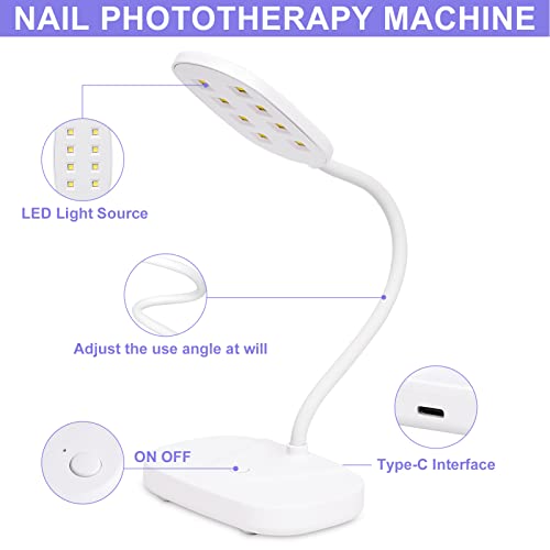 12W White LED Nail Gel Curing Lamp Fast Drying - Image 3