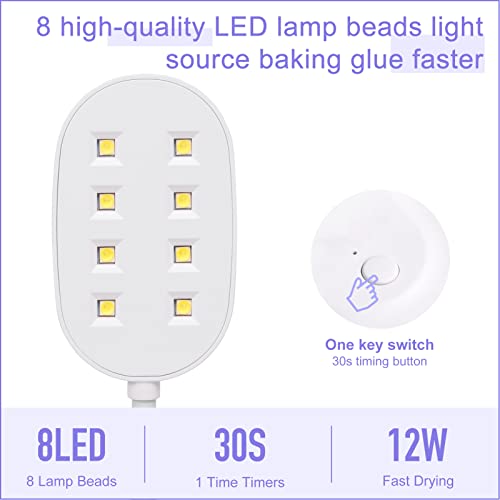 12W White LED Nail Gel Curing Lamp Fast Drying - Image 4