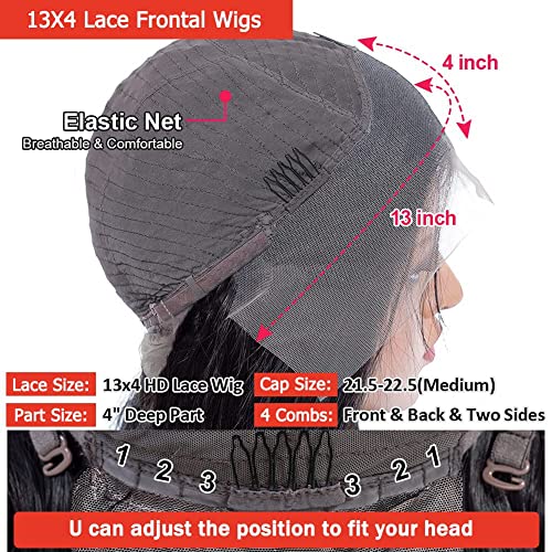 13x4 Lace Front Human Hair Wig Natural Look Comfortable Fit - Image 7