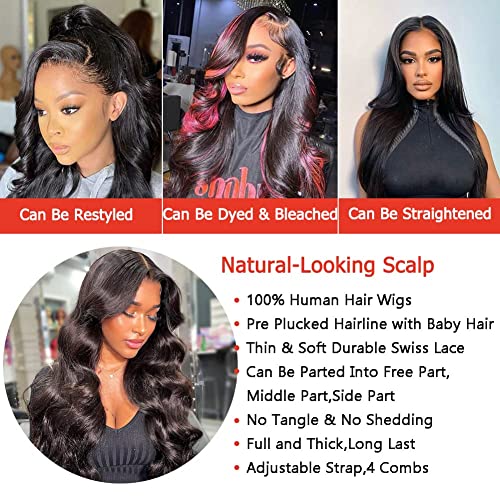 13x4 Lace Front Human Hair Wig Natural Look Comfortable Fit - Image 6