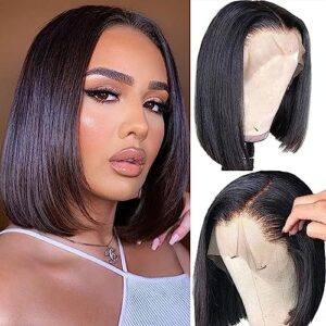 14-Inch Natural Look Human Hair Wig for Women, Realistic Style, Comfortable Fit