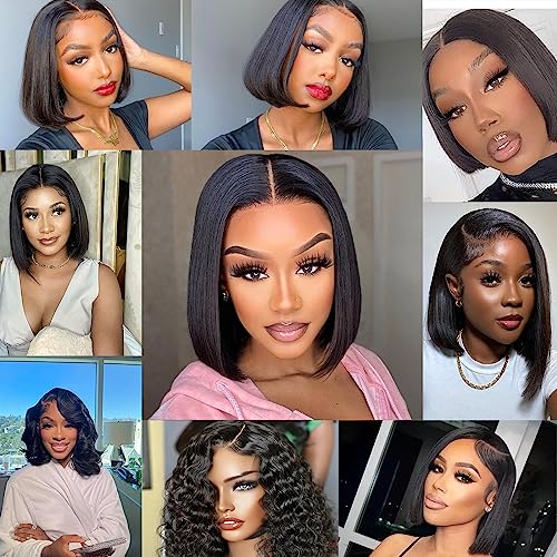 14-Inch Natural Look Human Hair Wig for Women, Realistic Style, Comfortable Fit - Image 6