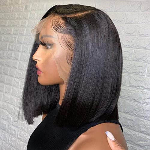 14-Inch Natural Look Human Hair Wig for Women, Realistic Style, Comfortable Fit - Image 3