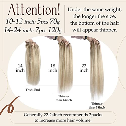 100% Human Hair Clip-In Extensions - Image 6