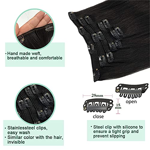 18? Clip-In Human Hair Extensions - Image 5