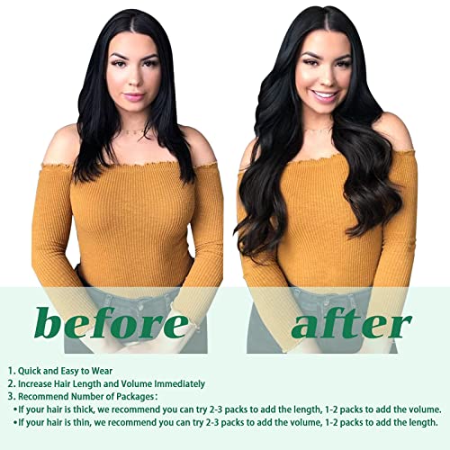18? Clip-In Human Hair Extensions - Image 7