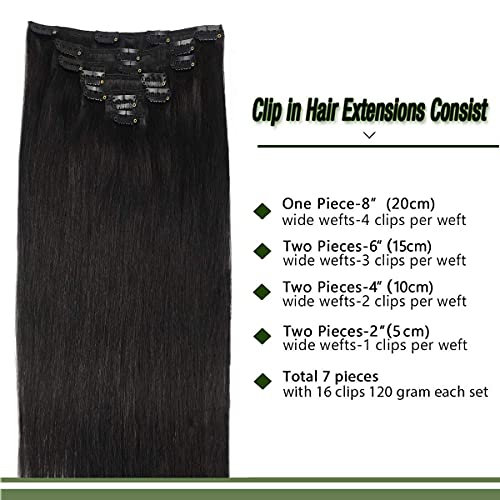 18? Clip-In Human Hair Extensions - Image 4