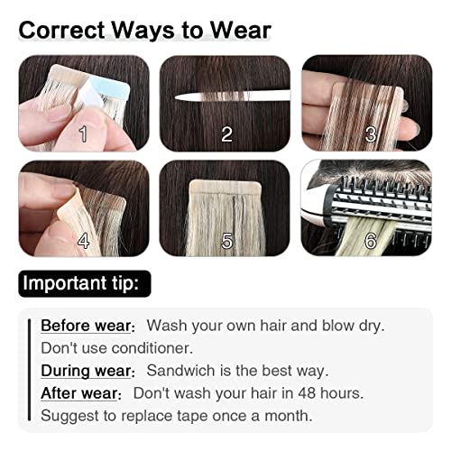 28-Inch Human Hair Extensions for Length and Volume - Image 6