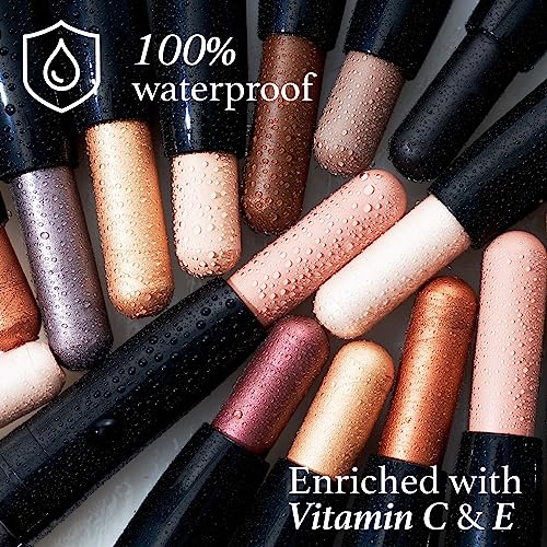 Sparkle and Shine 3D Glitter & Glow Liquid Eyeshadow Set - Set of 4 Vibrant Shades - Image 3