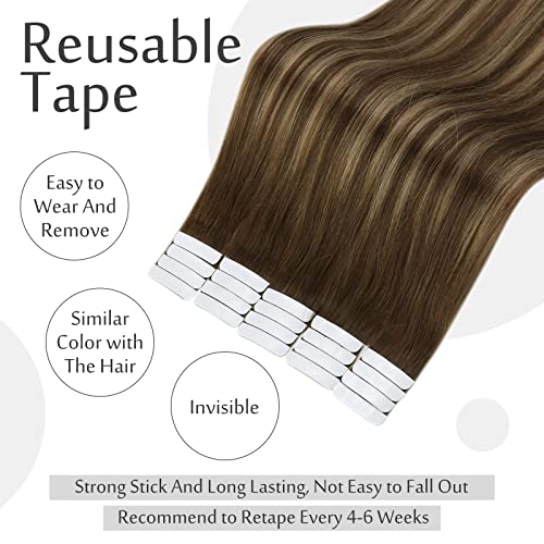 20 Inch 100% Remy Human Hair Extensions for Natural Look and Easy Styling - Image 3