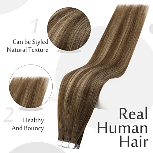 20 Inch 100% Remy Human Hair Extensions for Natural Look and Easy Styling - Image 2