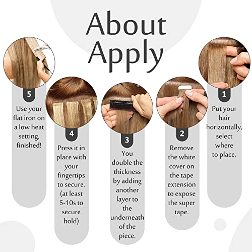 20 Inch 100% Remy Human Hair Extensions for Natural Look and Easy Styling - Image 6