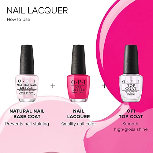 OPI Fuchsia Nail Polish 15ml, Long-Lasting Vibrant Color for Beautiful Nails - Image 5