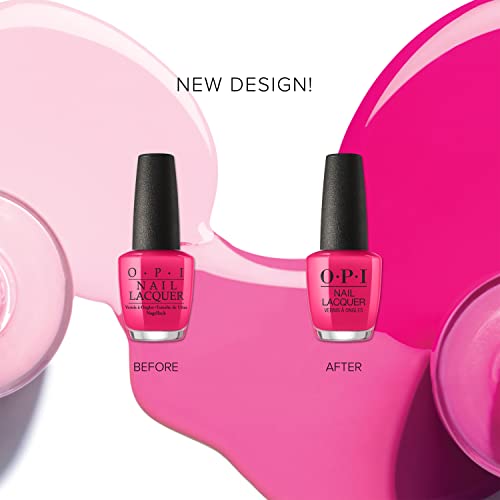 OPI Fuchsia Nail Polish 15ml, Long-Lasting Vibrant Color for Beautiful Nails - Image 6