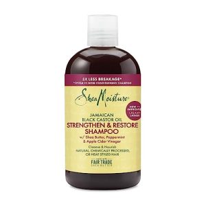 Creme of Nature 12 oz Aloe and Black Castor Oil Shampoo for Moisture and Growth