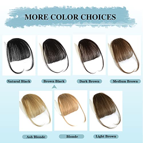 Clip-in Human Hair Front Bangs for Natural Look, Easy Styling and Attachment - Image 3