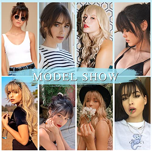 Clip-in Human Hair Front Bangs for Natural Look, Easy Styling and Attachment - Image 6