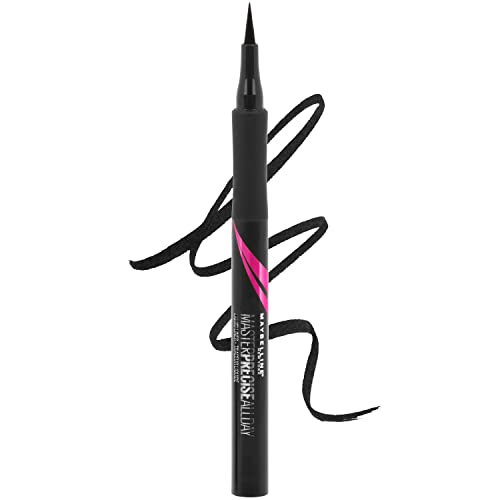 Black Felt Tip Eyeliner Pen for Precise Application, Long-Lasting Wear