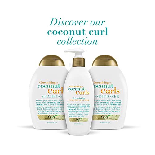 Creme of Nature Coconut Milk Leave-In Conditioner 8 oz for Moisturized Hair - Image 7