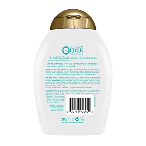 Creme of Nature Coconut Milk Leave-In Conditioner 8 oz for Moisturized Hair - Image 8
