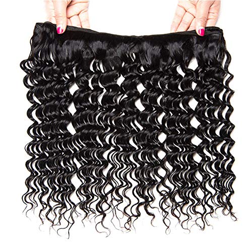 18 Inch Deep Wave 100% Human Hair Extensions Natural Look Easy Styling - Image 7